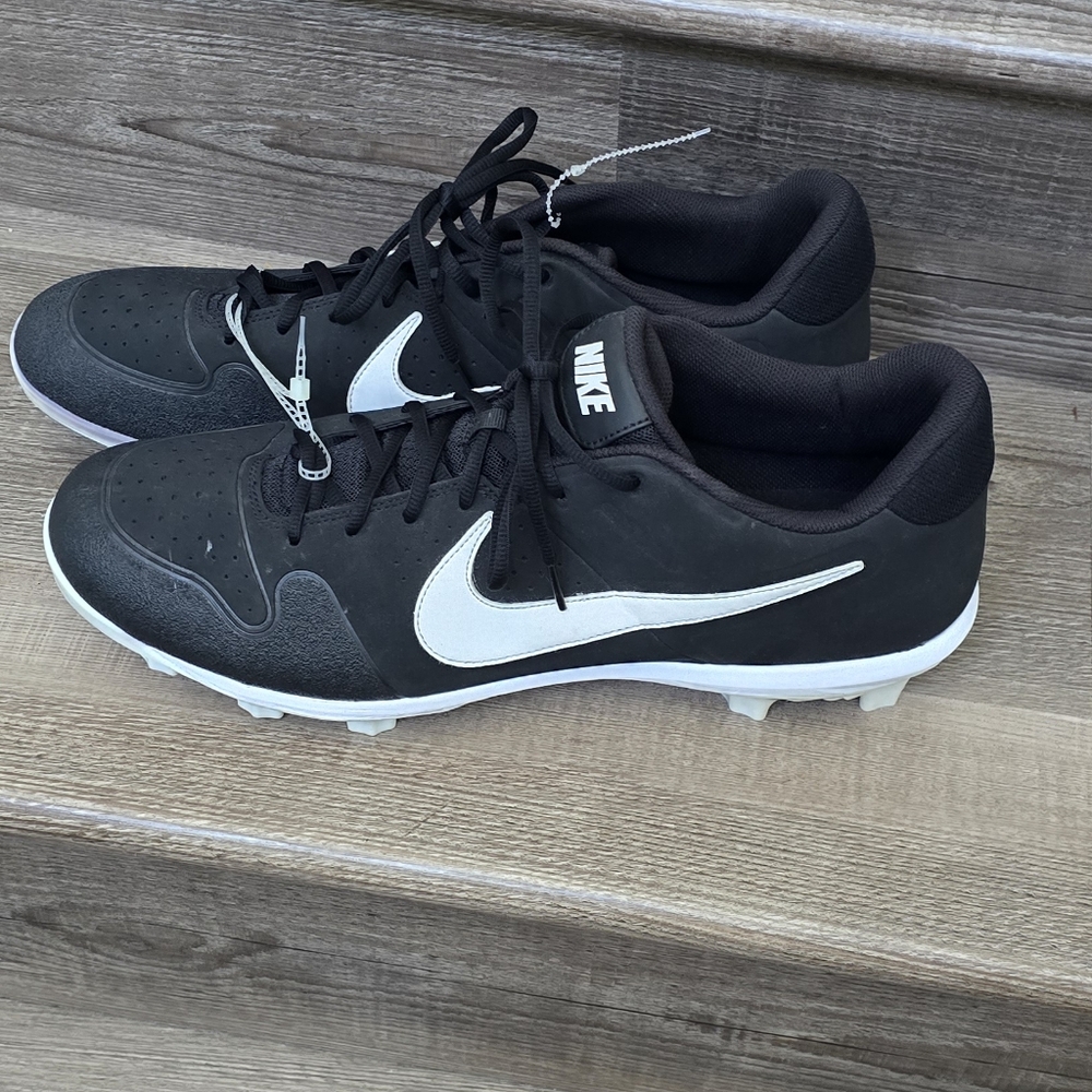 Men’s Nike Alpha Huarache Baseball Cleats Size 16 Black New.